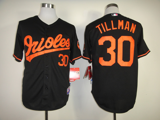 Men Baltimore Orioles #30 Tillman Black MLB Jerseys->baltimore orioles->MLB Jersey